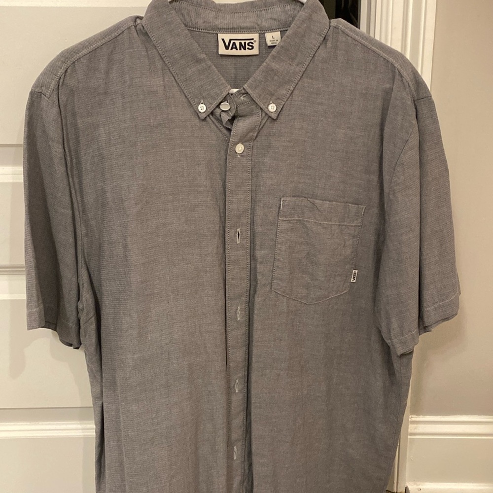 Men’s Vans Short-Sleeve Button-Down
